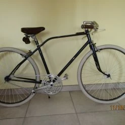 Single Speed Bleu Et Cuir